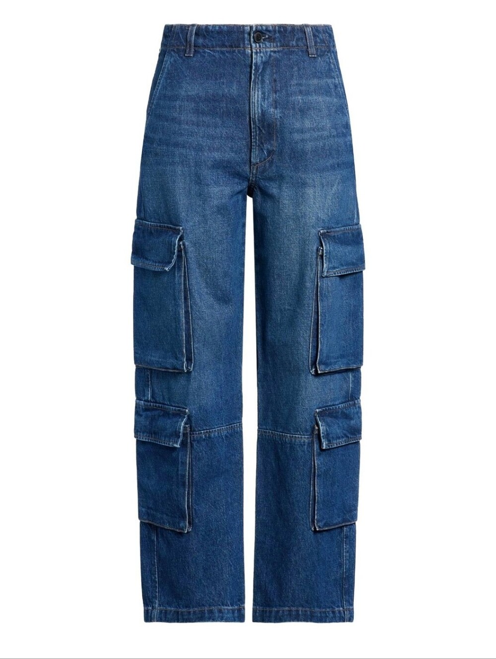 Citizens Of Humanity, Women’s Dark Blue Cargo Jeans – Classic Utility Style